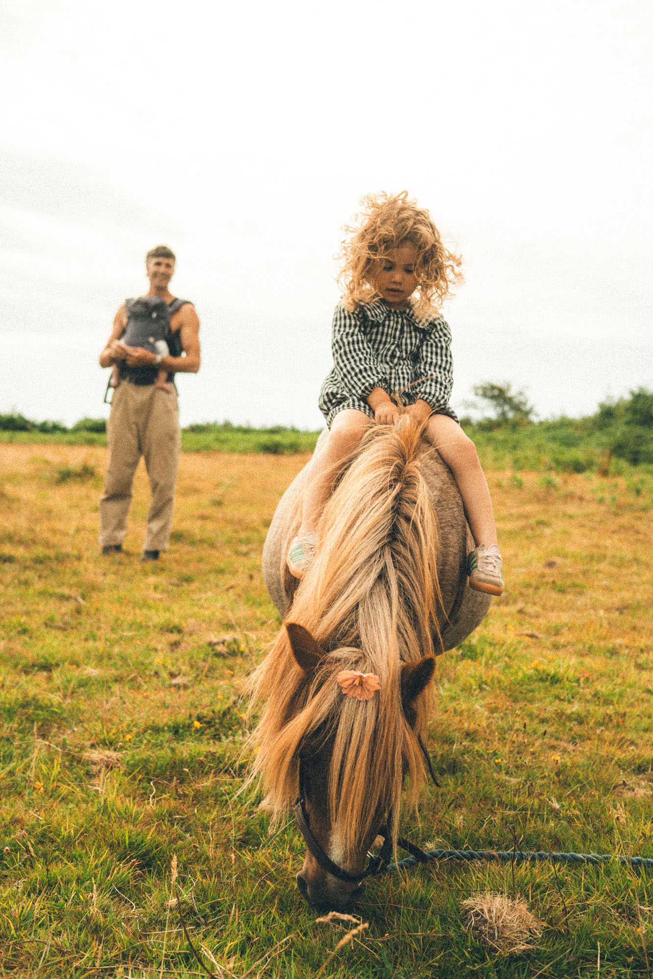 Family photographs at home in St Ives, Cornwall