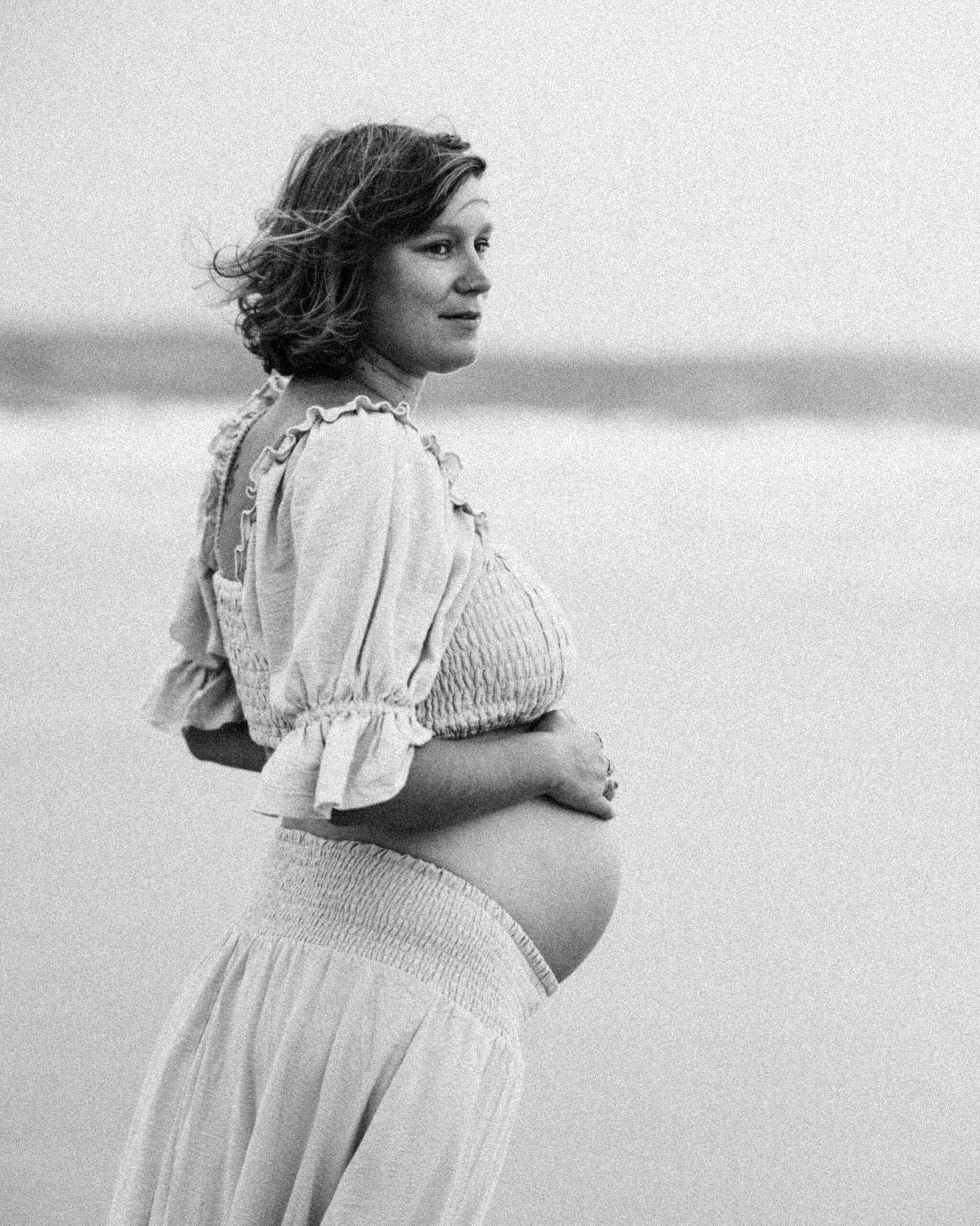 Sasha photographed by Folkship on the Cornish coast